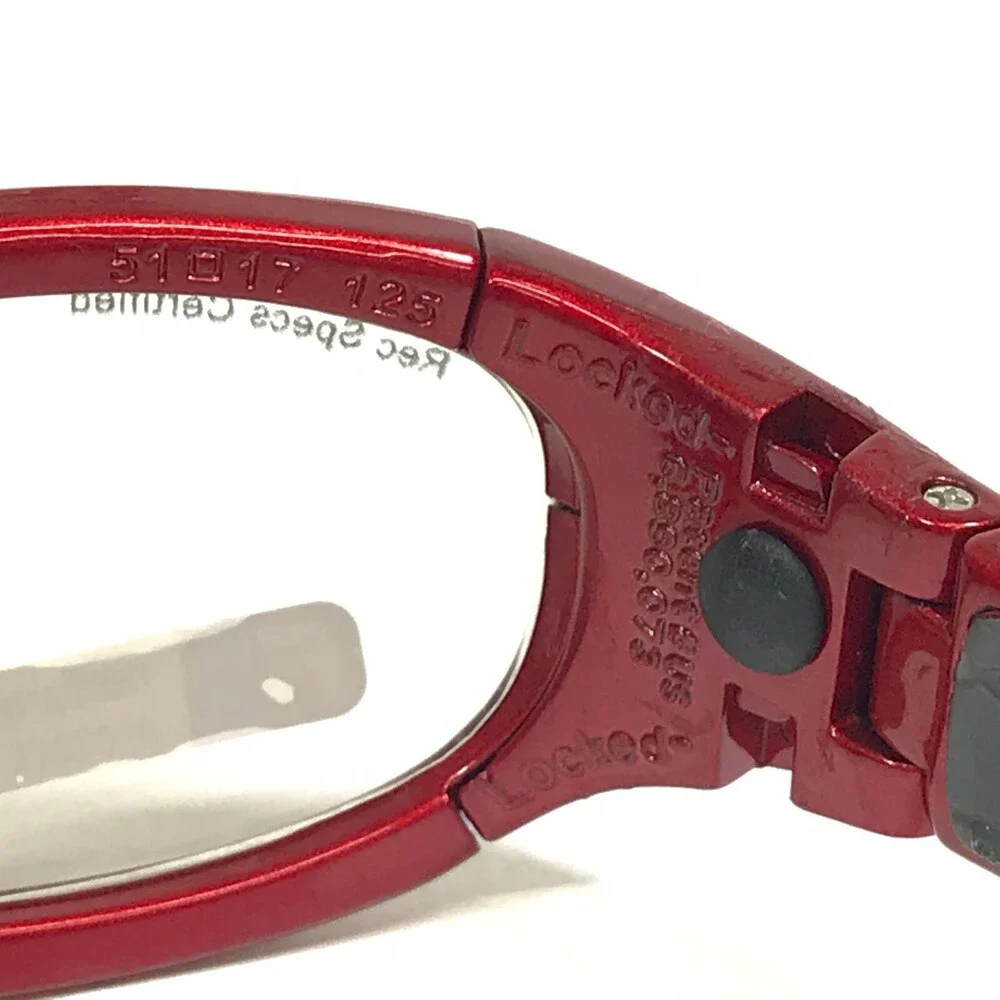 Rec Specs Athletic Goggles Frames STREET ART 703 Red Gray Graffiti 51-17-125